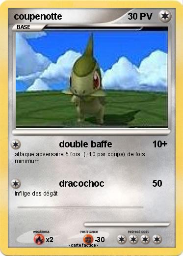 Pokemon coupenotte
