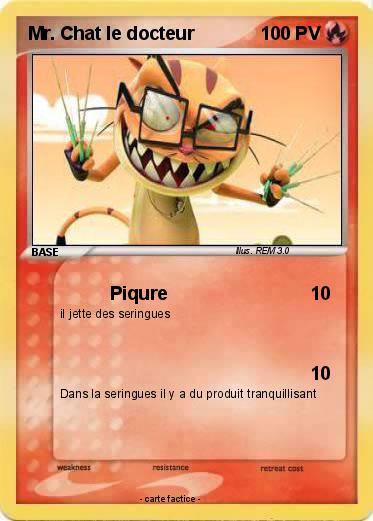 Pokemon Mr. Chat le docteur