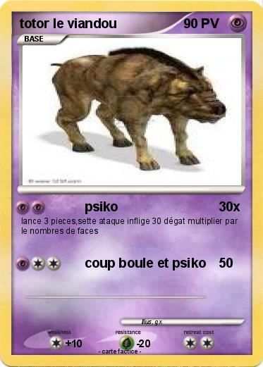 Pokemon totor le viandou