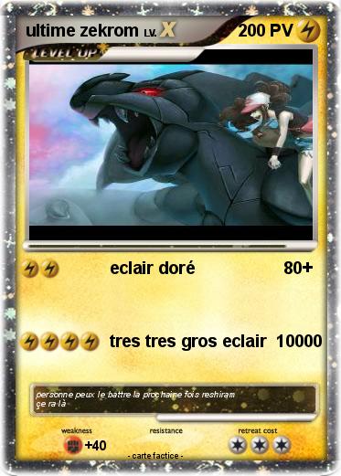 Pokemon ultime zekrom