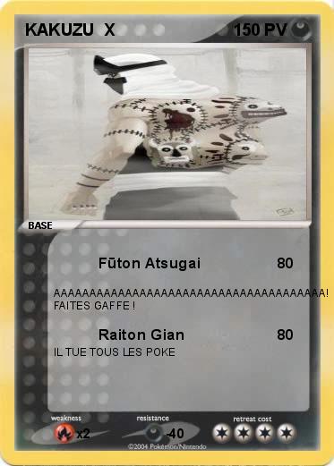 Pokemon KAKUZU  X