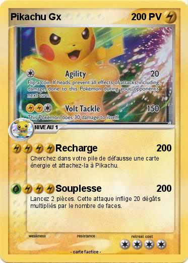 Pokemon Pikachu Gx