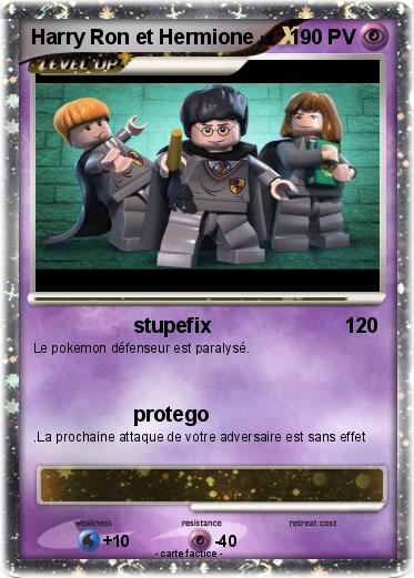 Pokemon Harry Ron et Hermione