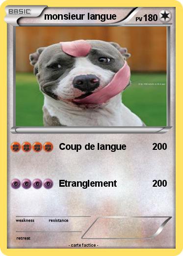 Pokemon monsieur langue