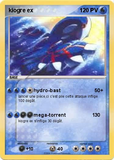 Pokemon kiogre ex 