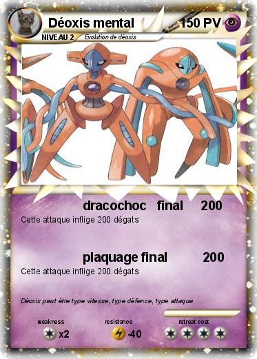 Pokemon Déoxis mental