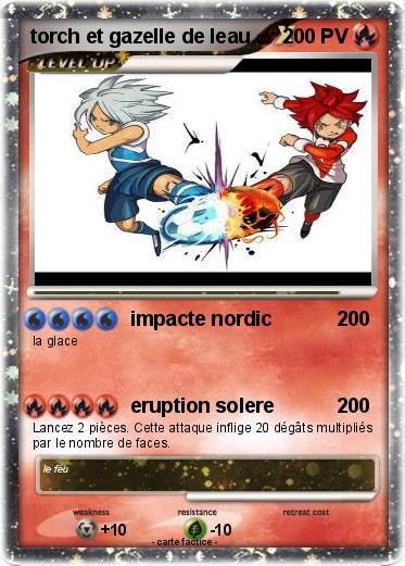 Pokemon torch et gazelle de leau