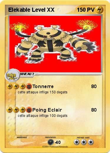 Pokemon Elekable Level XX