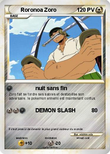 Pokemon Roronoa Zoro