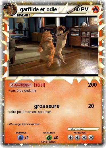 Pokemon garfilde et odie