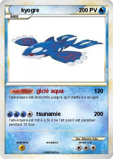 Pokemon kyogre
