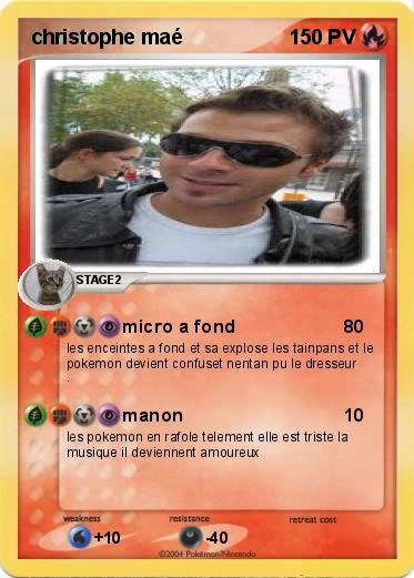 Pokemon christophe maé