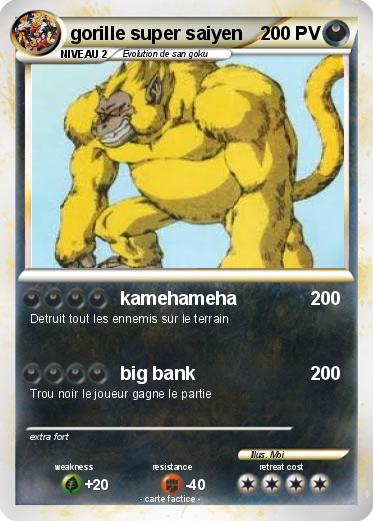 Pokemon gorille super saiyen