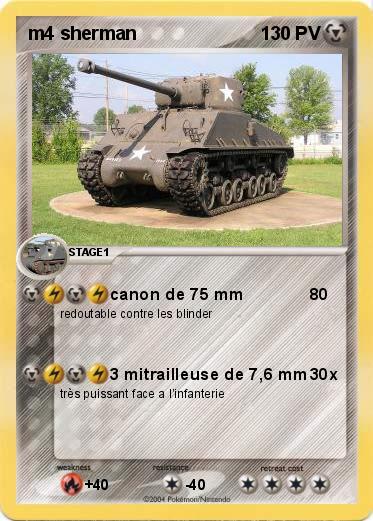 Pokemon m4 sherman