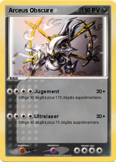 Pokemon Arceus Obscure