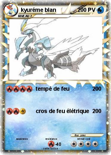 Pokemon kyuréme blan