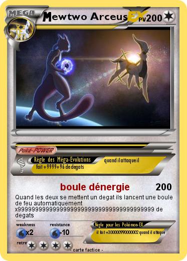 Pokemon ewtwo Arceus