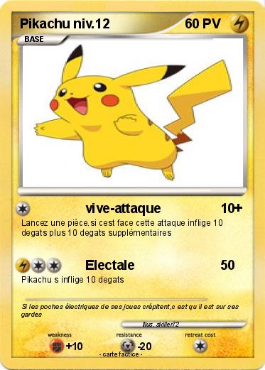 Pokemon Pikachu niv.12