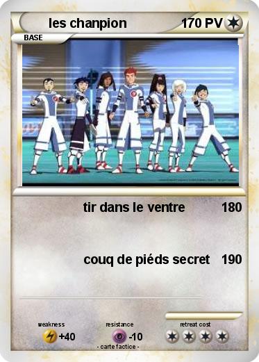 Pokemon les chanpion