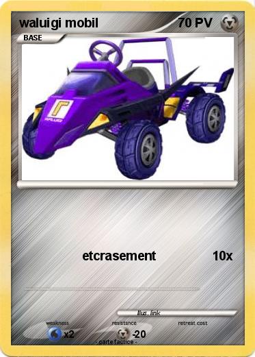 Pokemon waluigi mobil