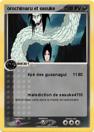 Pokemon orochimaru et sasuke