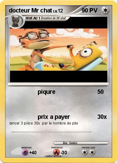Pokemon docteur Mr chat