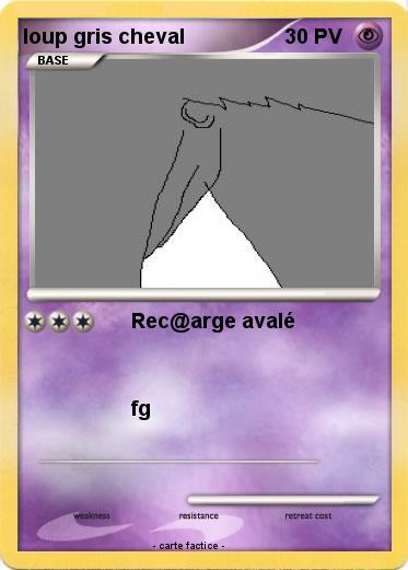 Pokemon loup gris cheval