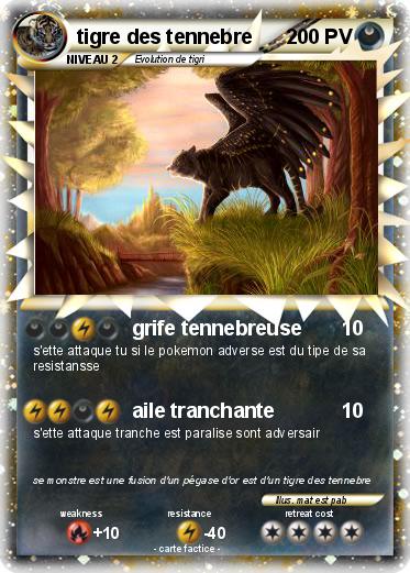 Pokemon tigre des tennebre