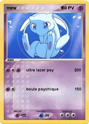 Pokemon mew                                    1      