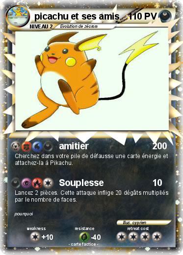 Pokemon picachu et ses amis