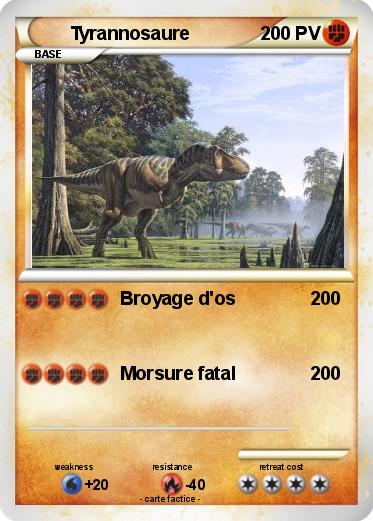Pokemon Tyrannosaure
