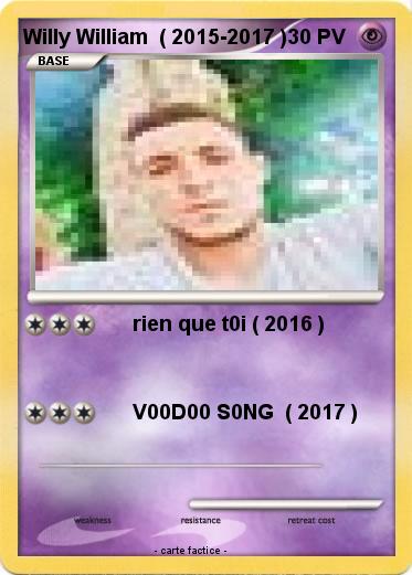 Pokemon Willy William  ( 2015-2017 )