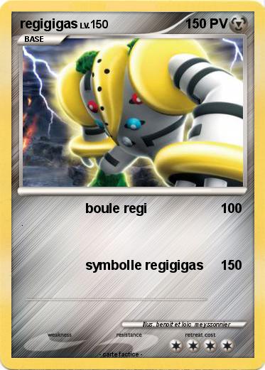 Pokemon regigigas
