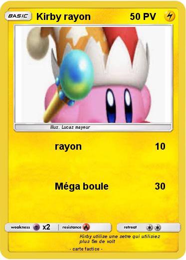 Pokemon Kirby rayon