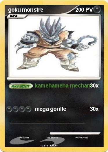 Pokemon goku monstre