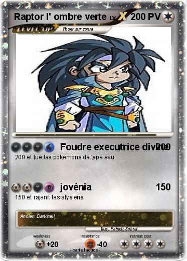 Pokemon Raptor l' ombre verte