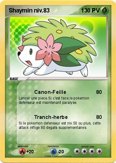 Pokemon Shaymin niv.83