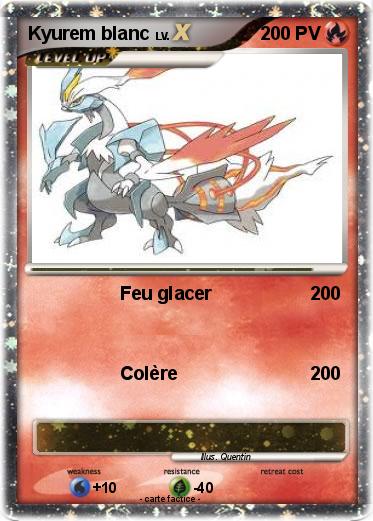 Pokemon Kyurem blanc