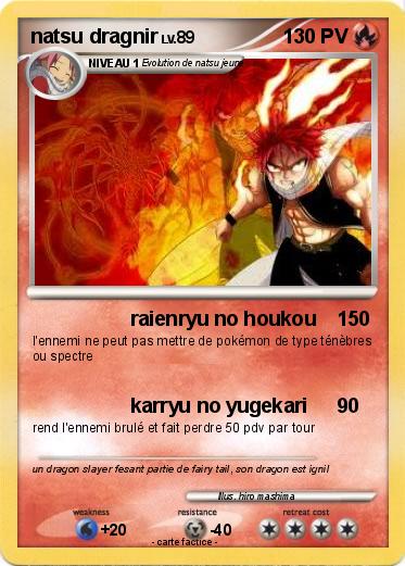 Pokemon natsu dragnir