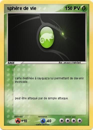 Pokemon sphère de vie