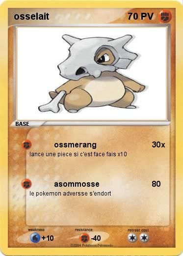 Pokemon osselait
