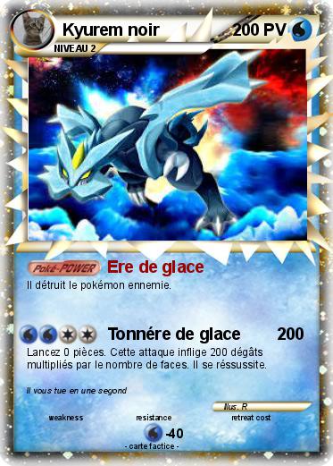 Pokemon Kyurem noir