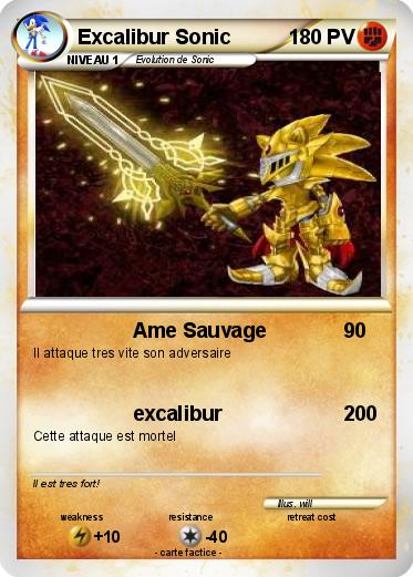 Pokemon Excalibur Sonic