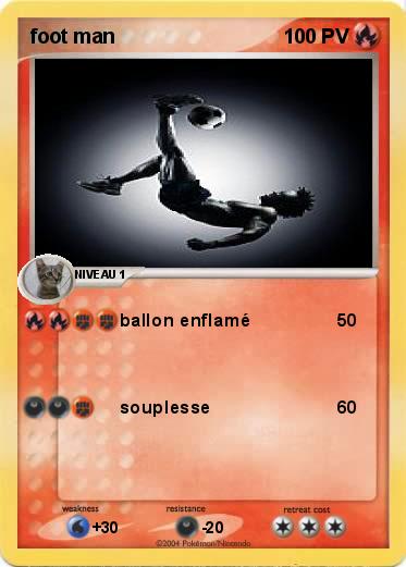 Pokemon foot man