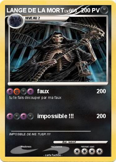 Pokemon LANGE DE LA MORT