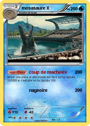 Pokemon mosasaure X