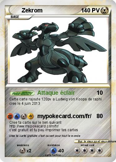 Pokemon Zekrom