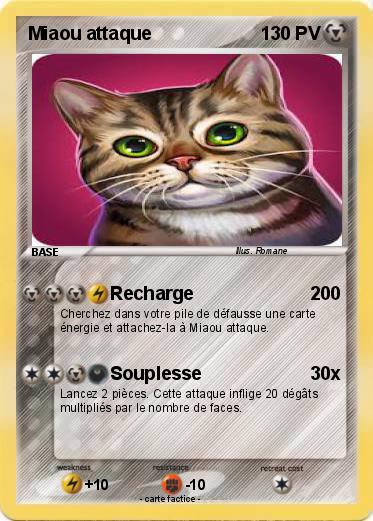 Pokemon Miaou attaque