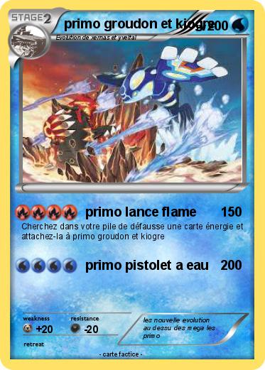 Pokemon primo groudon et kiogre