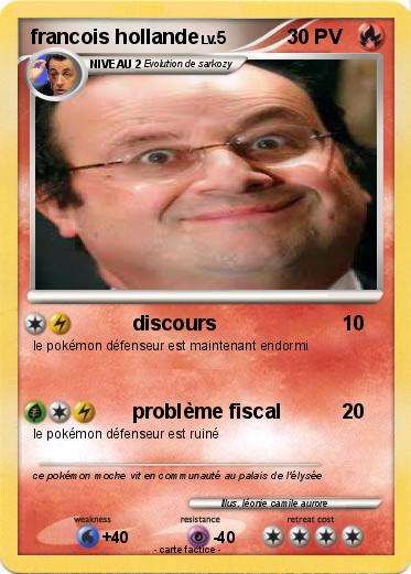 Pokemon francois hollande